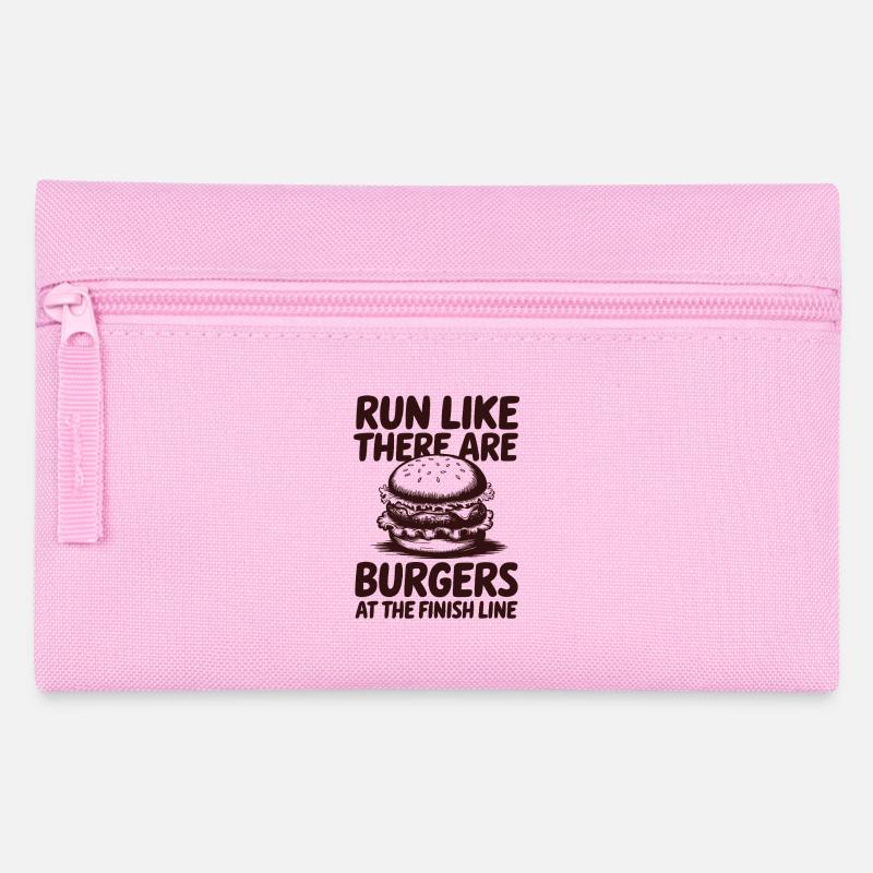 Courir comme un marathonien, burger à l’arrivée - Trousse - rose