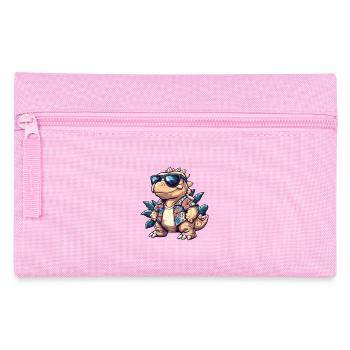 Dinosaure stégosaure été - Trousse - rose - Devant