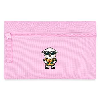 Sheep Comic Funny Summer - Pencil Case - pink - Front