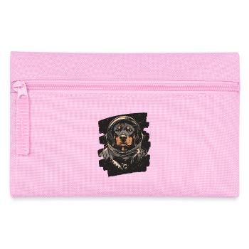 Rottweiler Astronaut - Federtasche - Rosa - Vorne
