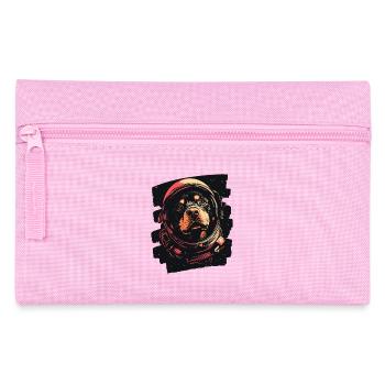 Rottweiler Astronaut - Federtasche - Rosa - Vorne