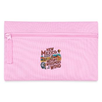 New Mexico: Wo Geschichte im Wind Flüstert - Federtasche - Rosa - Vorne