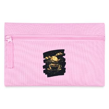 Kaffee Coffee Kaffeeliebhaber - Federtasche - Rosa - Vorne