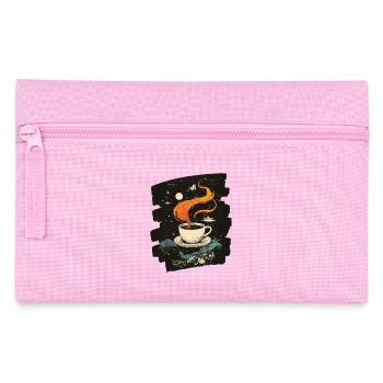 Kaffee Coffee Kaffeeliebhaber - Federtasche - Rosa - Vorne