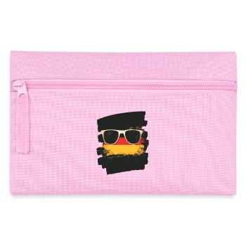 Lunettes de soleil Drapeau de l’Allemagne - Trousse - rose - Devant