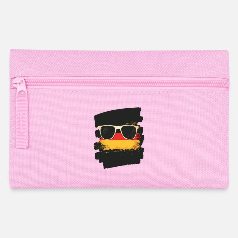 Lunettes de soleil Drapeau de l’Allemagne - Trousse - rose