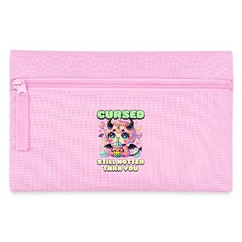 Cursed – Still Hotter Than You - Pencil Case - pink - Front