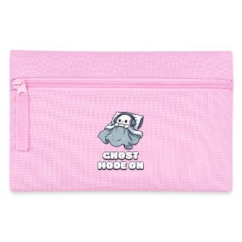 Ghost Mode On – Geistermodus aktiviert Schlafshirt - Federtasche - Rosa - Vorne