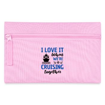 Cruise Vacation Design Travel - Pencil Case - pink - Front