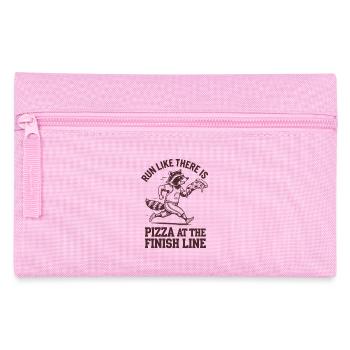 Marathon runners: Run like a pizza fan - Pencil Case - pink - Front