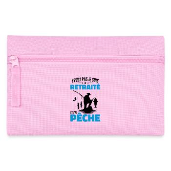 J'peux pas je suis retraité et j'ai pêche - Trousse - rose - Devant