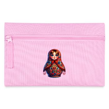 Russian Girl! Matrjoschka Russisch für Russen - Federtasche - Rosa - Vorne