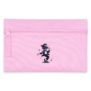 Alien parody in moonwalk style - Pencil Case - pink - Front
