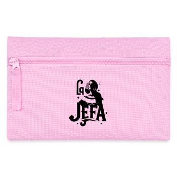 La Jefa Citation espagnole drôle pour une femme mexicaine forte - Trousse - rose - Devant