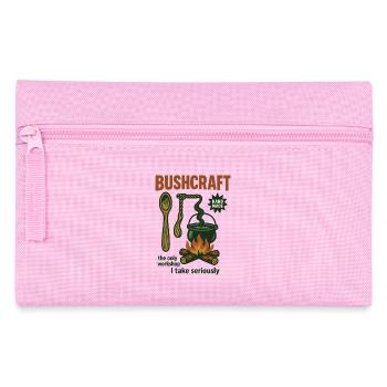 Bushcraft Prepper Survival Bushcrafting Workshop - Pencil Case - pink - Front