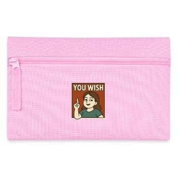 Femme effrontée avec un dicton que vous aimeriez - Trousse - rose - Devant