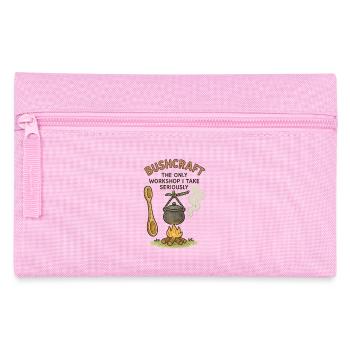 Bushcraft Prepper Survival Bushcrafting Workshop - Pencil Case - pink - Front