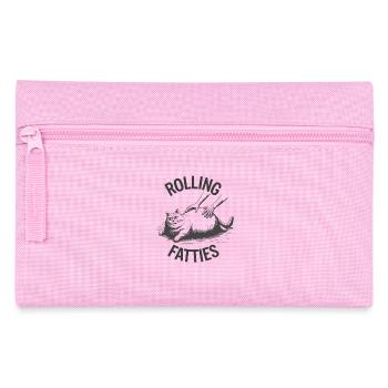 Rolling Fatties Cat Humor - Pencil Case - pink - Front
