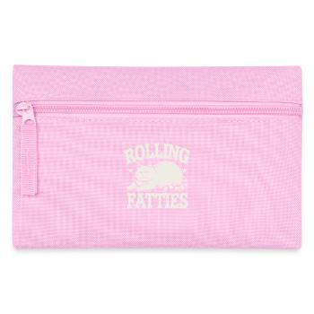 Rolling Fatties Cat Humour - Trousse - rose - Devant