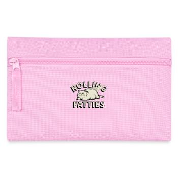Rolling Fatties Cat Humor - Pencil Case - pink - Front