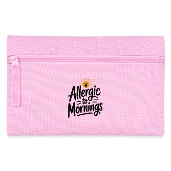 Allergique aux grognements matinaux : drôles - Trousse - rose - Devant