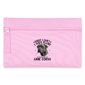 Majestic Cane Corso Portrait Design - Pencil Case - pink - Front
