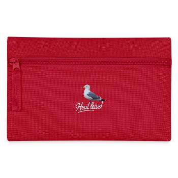 Möwe Mit Heul Leise Text - Federtasche - Rot - Vorne