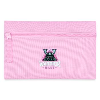 Furchtloses Design des Wikingerkriegers - Federtasche - Rosa - Vorne
