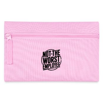 Not The Worst Employee - Pencil Case - pink - Front