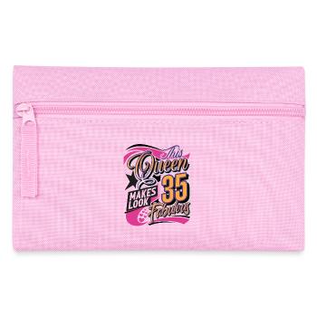 35. Geburtstag Queen Frauen - Federtasche - Rosa - Vorne