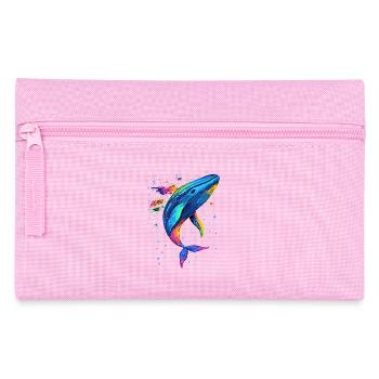 Baleine bleue Baleine Baleines bleues Baleines Chant Baleine Plongeur Baleines Océan - Trousse - rose - Devant