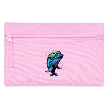 Baleine bleue Baleine Baleines bleues Baleines Chant Baleine Plongeur Baleines Océan - Trousse - rose - Devant