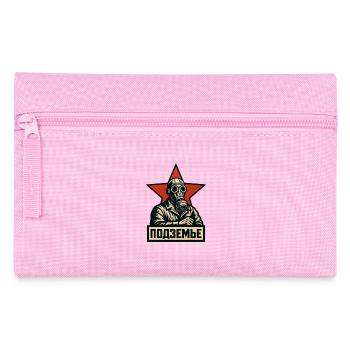 Unterirdische Einheit - Gasmaske - Federtasche - Rosa - Vorne