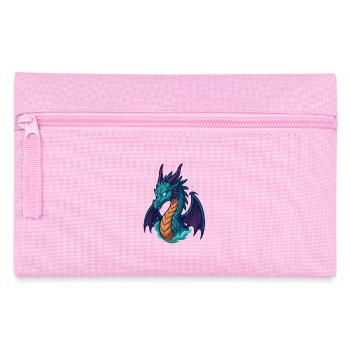 Sea Dragon Neon Head - Pencil Case - pink - Front