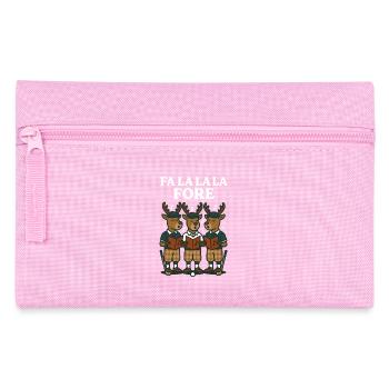 Fa La La La Fore Funny Golf Noël Renne - Trousse - rose - Devant
