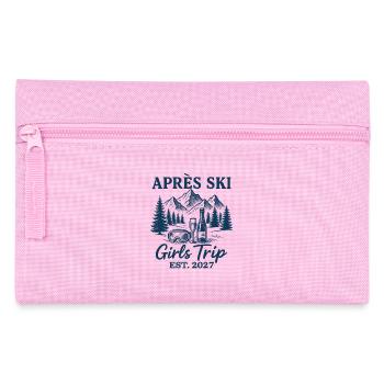 Apres Ski Girls Trip 2027 Mädelsabend Après Ski - Federtasche - Rosa - Vorne