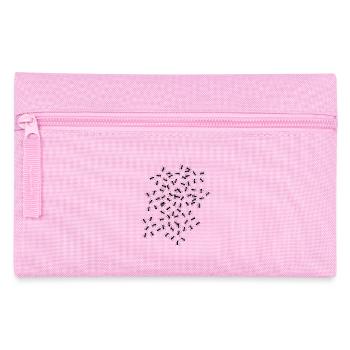 Home Sweet Home Berglandschaft Illustration - Federtasche - Rosa - Vorne