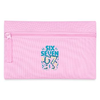 67 Pixel Flash Retro - Pencil Case - pink - Front