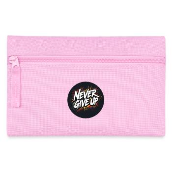 Never Give Up Graffiti - Pencil Case - pink - Front