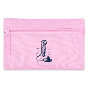 Meerkat Guard - Pencil Case - pink - Front
