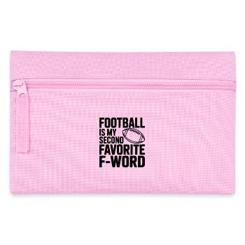 Football is my second Favorite F-Word - Pencil Case - pink - Front