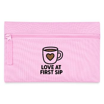 Tasse de café à la première gorgée - Trousse - rose - Devant