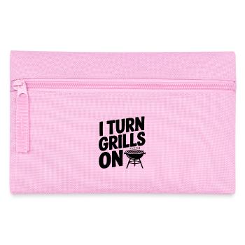 I Turn Grills On - Pencil Case - pink - Front