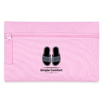 Geometrische Riemensandalen Einfacher Komfort - Federtasche - Rosa - Vorne