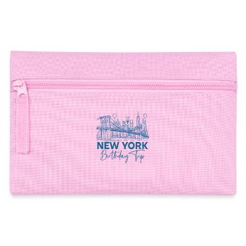 New York Birthday Trip - Pencil Case - pink - Front