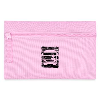 Busfahrer - Federtasche - Rosa - Vorne