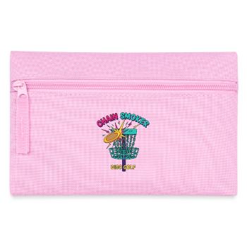 Scène de Frisbee amusant de disc golf fumeur - Trousse - rose - Devant
