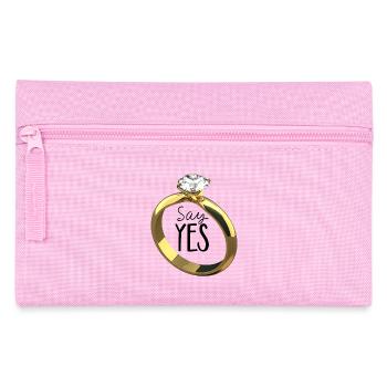 Sag ja! Heiratsantrag - Federtasche - Rosa - Vorne