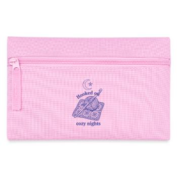 Amant du crochet accroché lors de nuits douillettes drôles - Trousse - rose - Devant