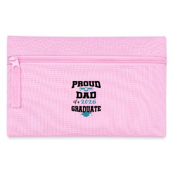 Stolzer Vater Absolvent 2026 Bachelor Master - Federtasche - Rosa - Vorne